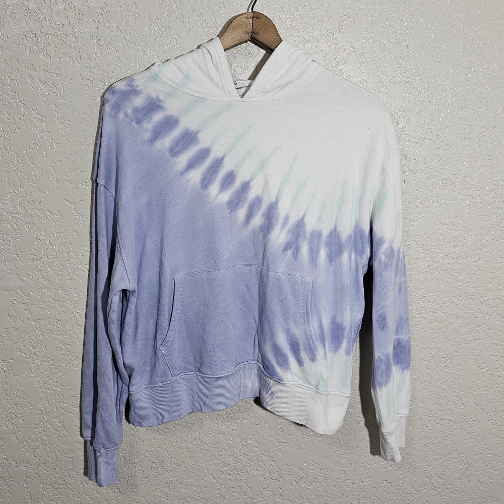 Wildfox Tie Dyed Cotton Blend Hoodie